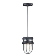 Maxim - 10268CLBK - One Light Semi-Flush Mount - Breakwater - Black