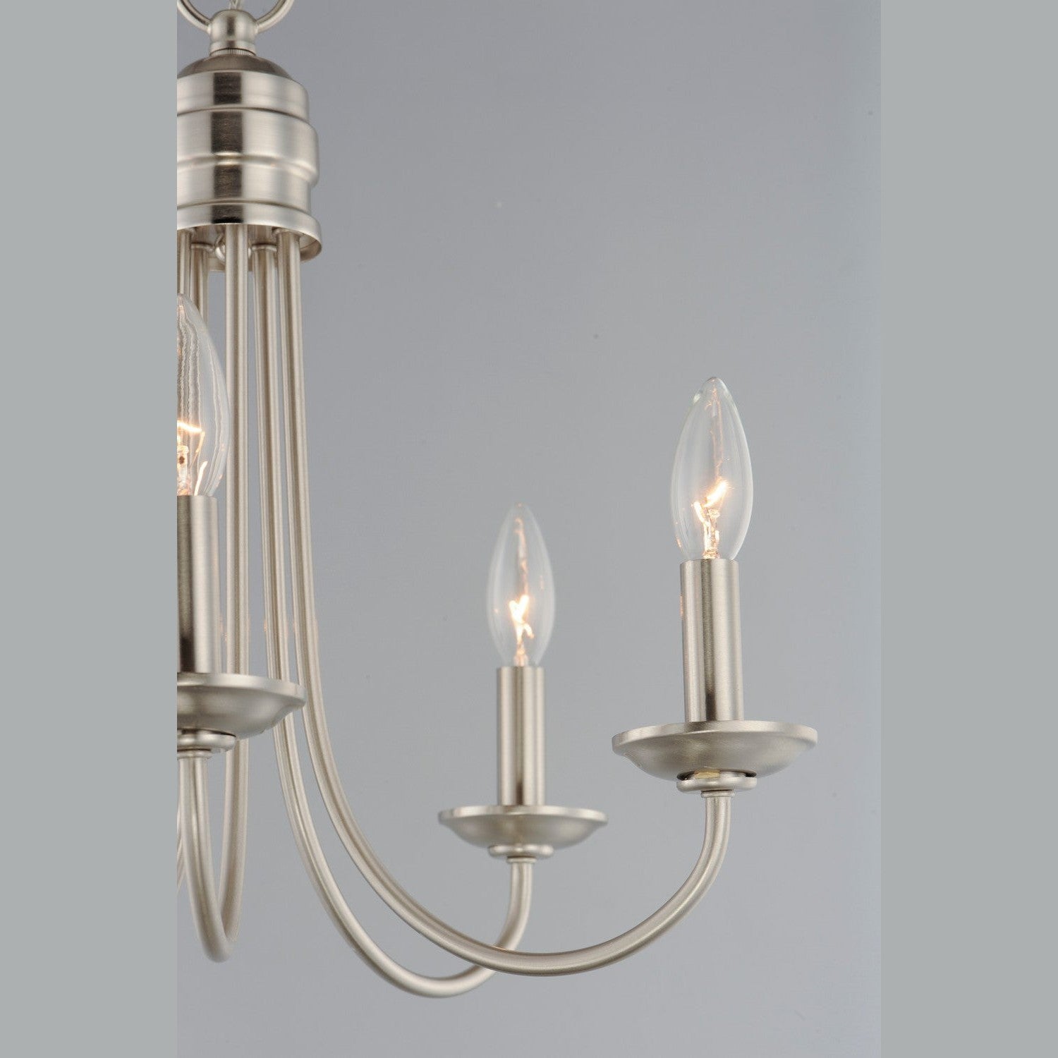 Maxim - 10345SN - Five Light Chandelier - Logan - Satin Nickel