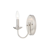 Maxim - 10351SN - One Light Wall Sconce - Logan - Satin Nickel