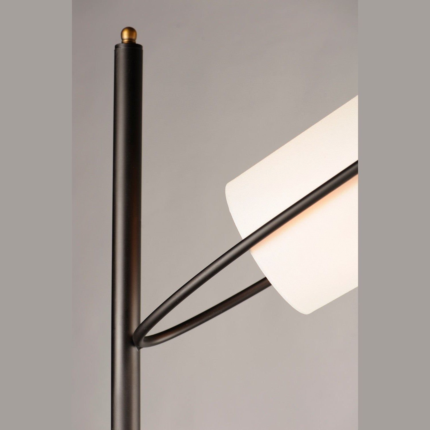Maxim - 11104OFBZAB - Two Light Floor Lamp - Oscar - Bronze / Antique Brass