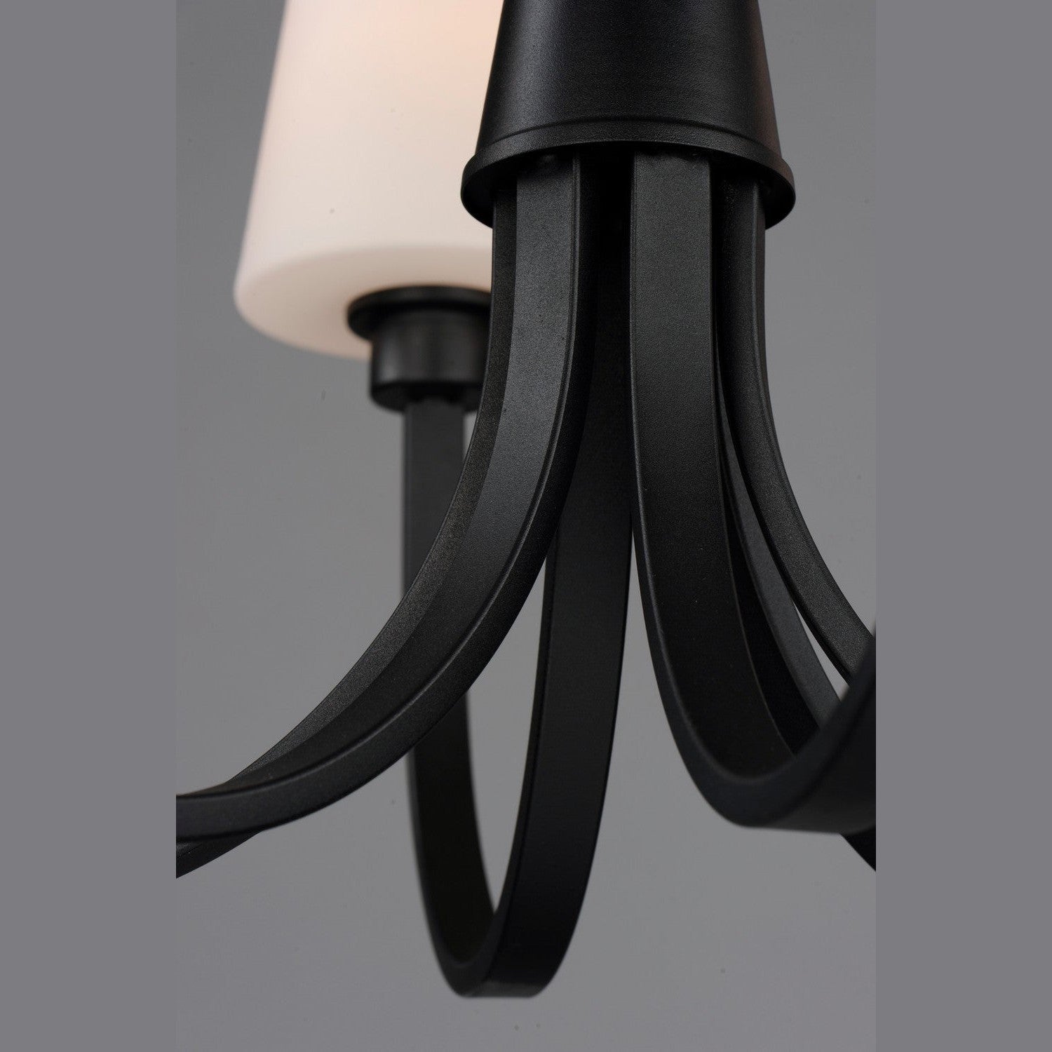 Maxim - 11825SWBK - Five Light Chandelier - Shelter - Black