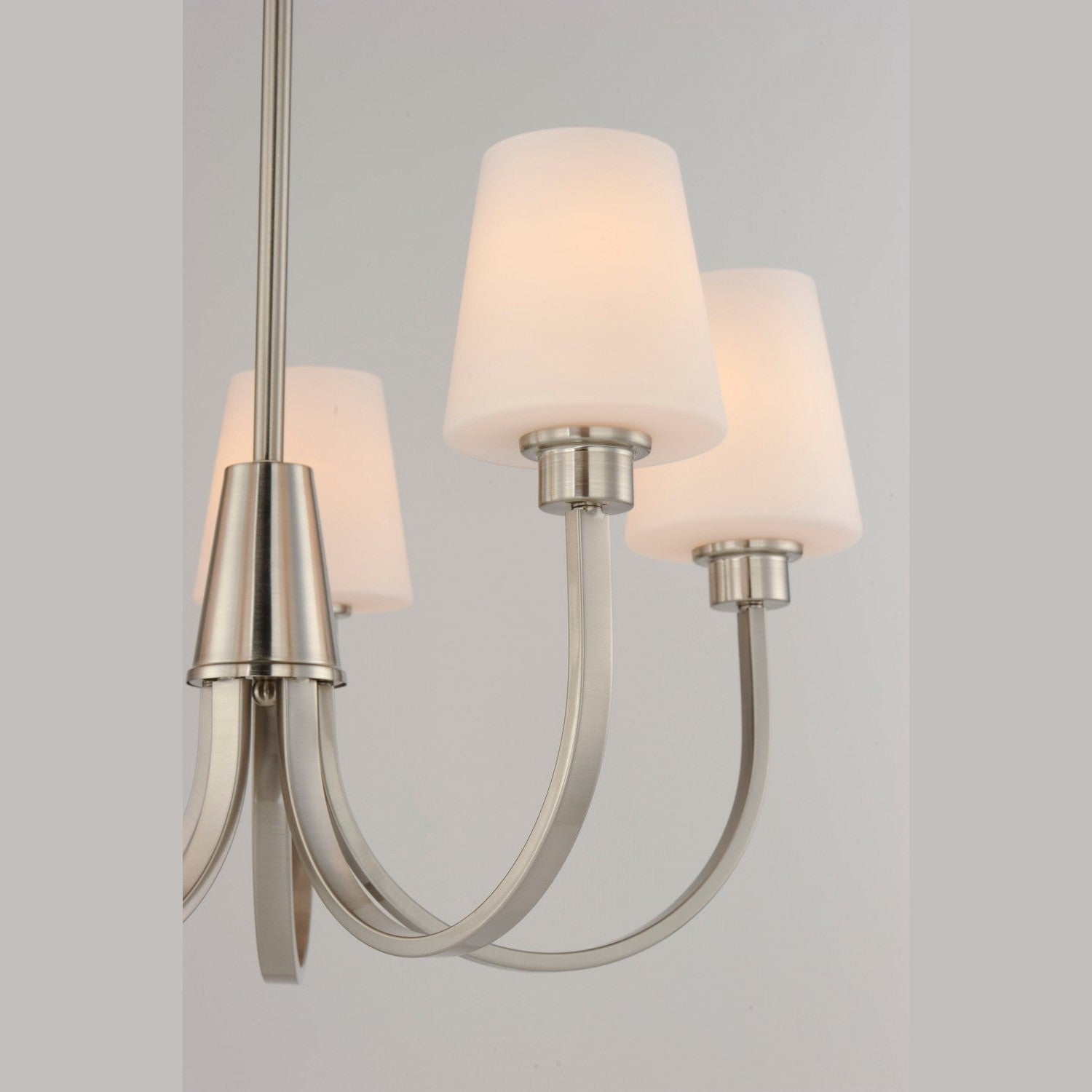 Maxim - 11825SWSN - Five Light Chandelier - Shelter - Satin Nickel
