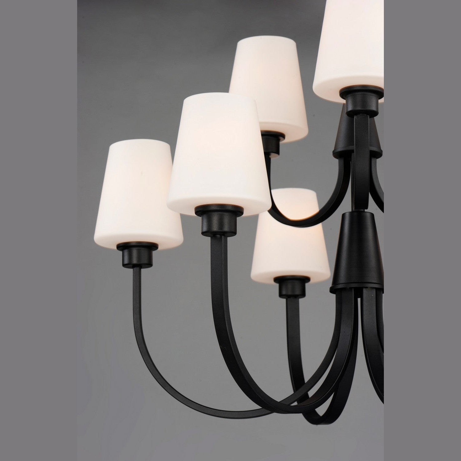 Maxim - 11826SWBK - Nine Light Chandelier - Shelter - Black