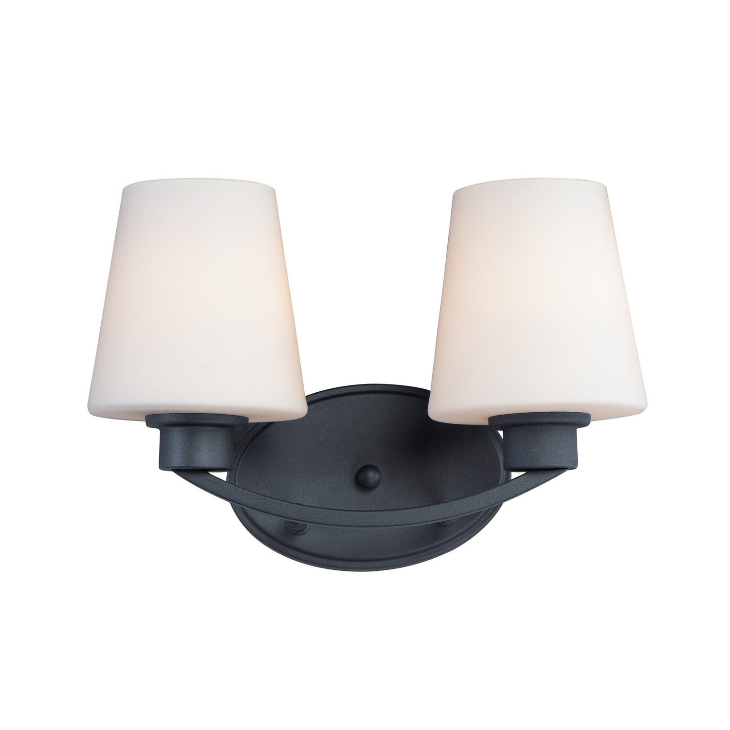 Maxim - 11832SWBK - Two Light Bath Vanity - Shelter - Black
