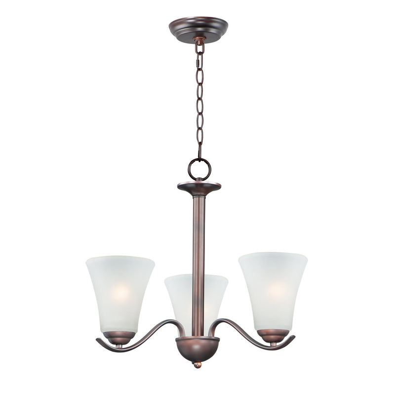 Maxim - 12073FTOI - Three Light Chandelier - Vital - Oil Rubbed Bronze
