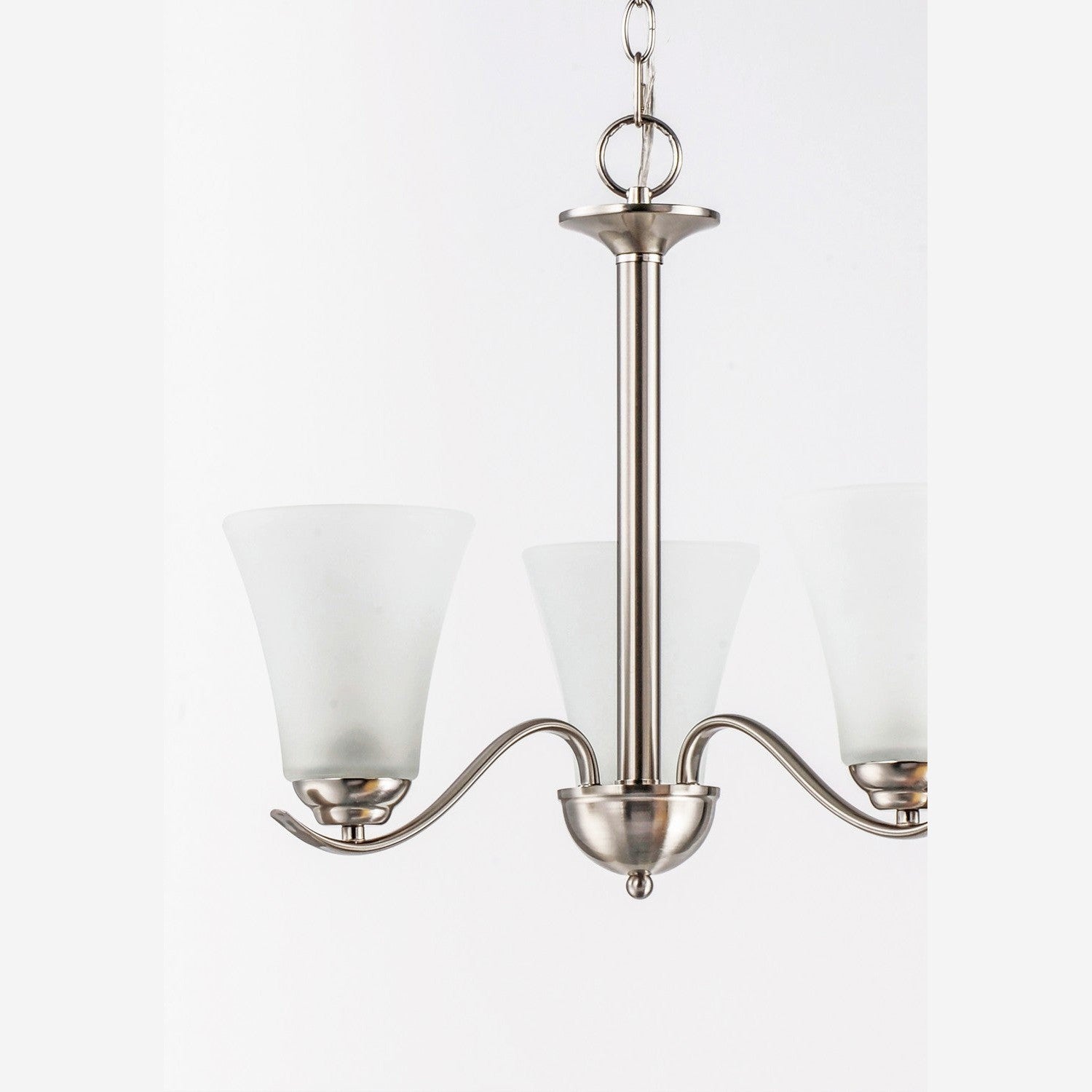 Maxim - 12073FTSN - Three Light Chandelier - Vital - Satin Nickel