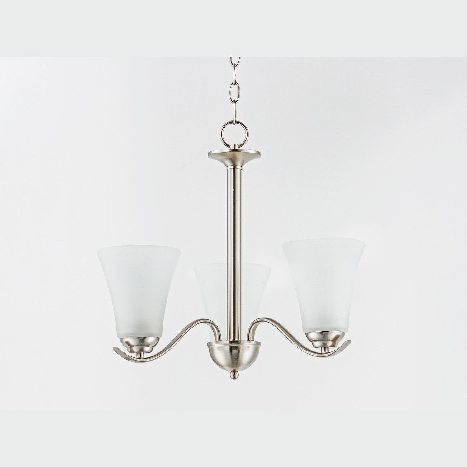 Maxim - 12073FTSN - Three Light Chandelier - Vital - Satin Nickel