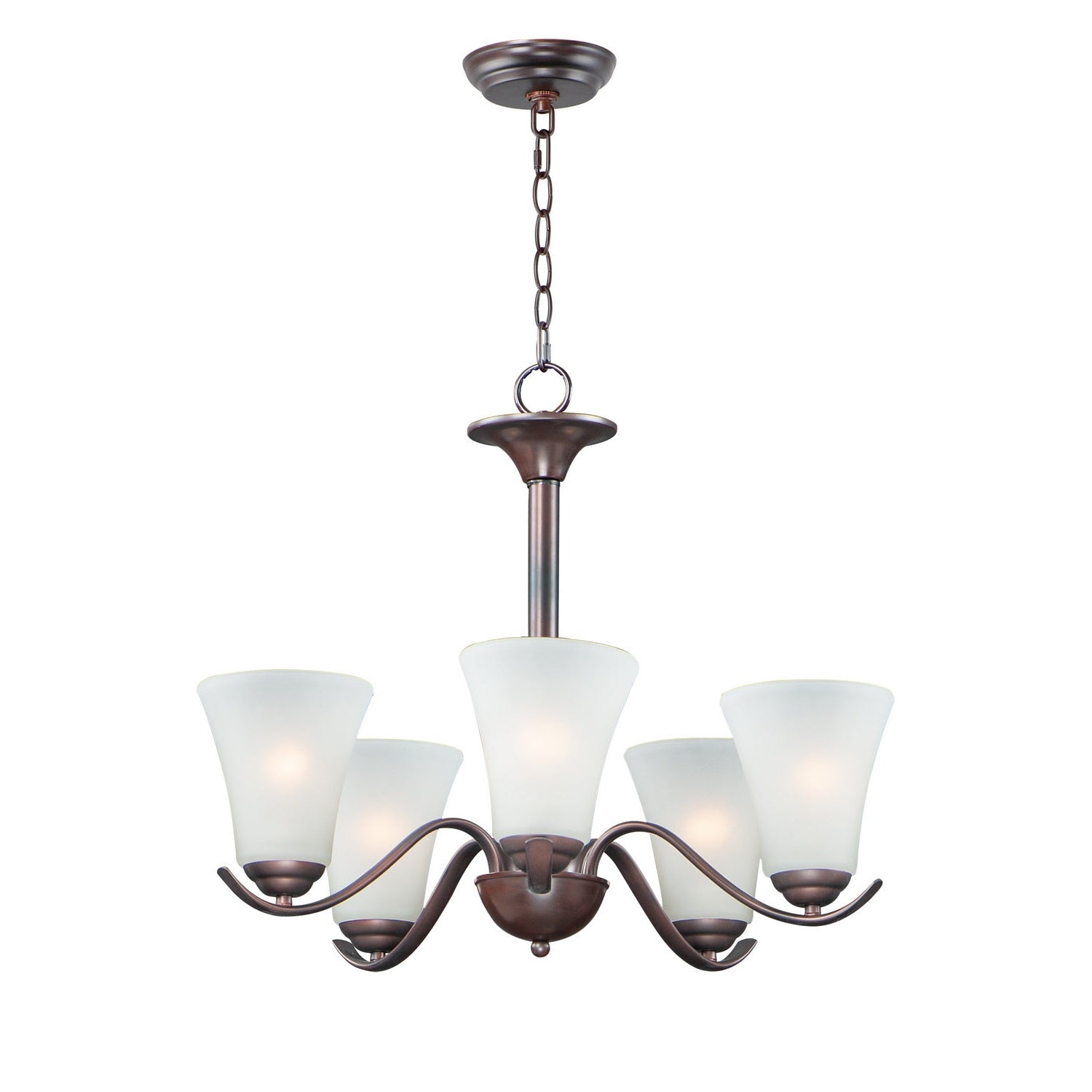 Maxim - 12075FTOI - Five Light Chandelier - Vital - Oil Rubbed Bronze