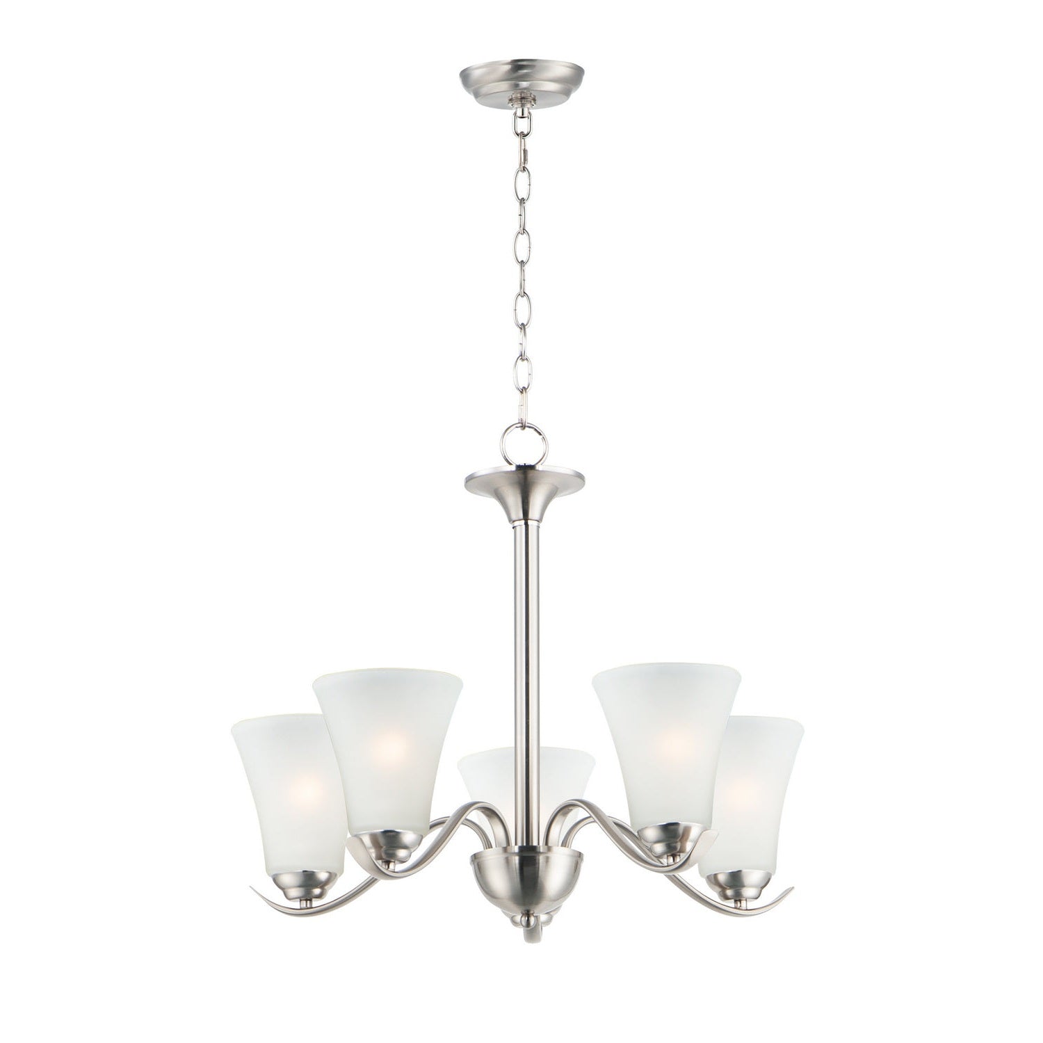 Maxim - 12075FTSN - Five Light Chandelier - Vital - Satin Nickel