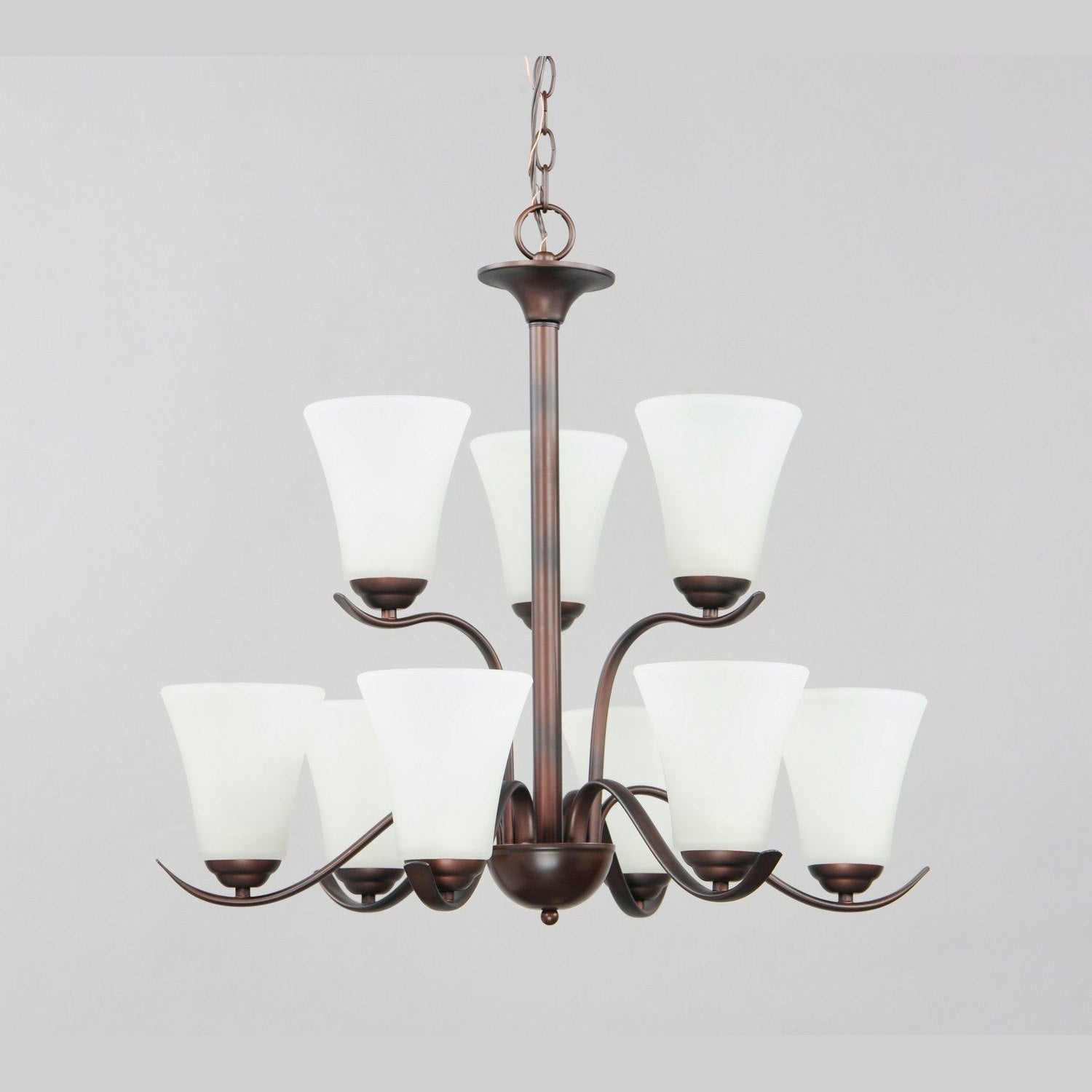 Maxim - 12076FTOI - Nine Light Chandelier - Vital - Oil Rubbed Bronze