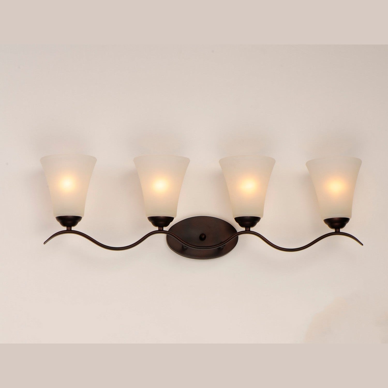 Maxim - 12084FTOI - Four Light Bath Vanity - Vital - Oil Rubbed Bronze