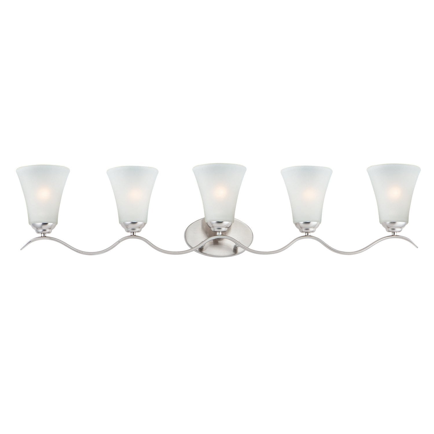 Maxim - 12085FTSN - Five Light Bath Vanity - Vital - Satin Nickel