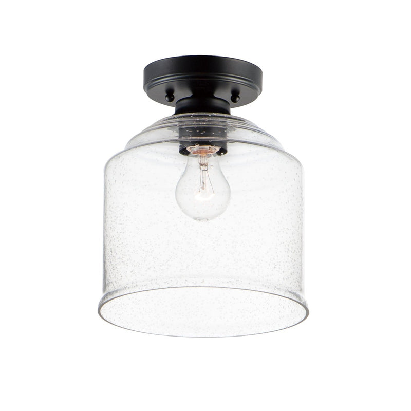 Maxim - 12270CDBK - One Light Semi-Flush Mount - Acadia - Black