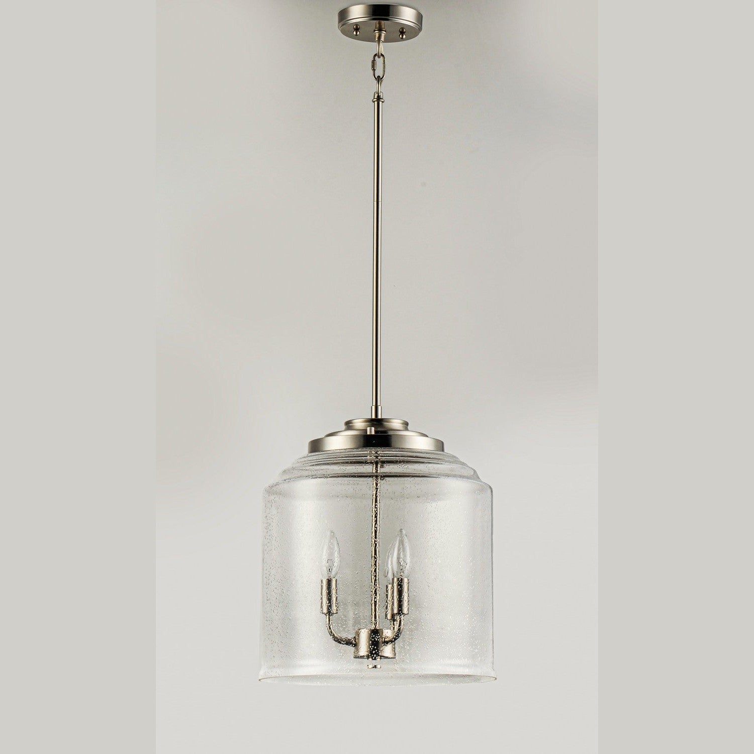 Maxim - 12273CDSN - Three Light Pendant - Acadia - Satin Nickel