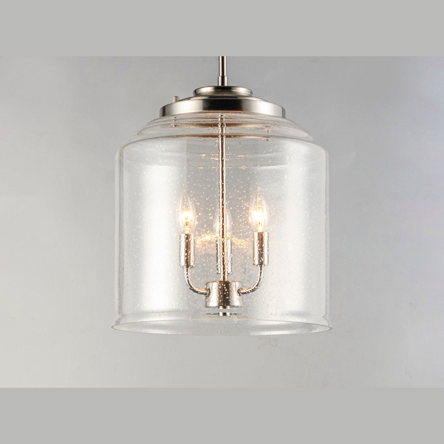 Maxim - 12273CDSN - Three Light Pendant - Acadia - Satin Nickel
