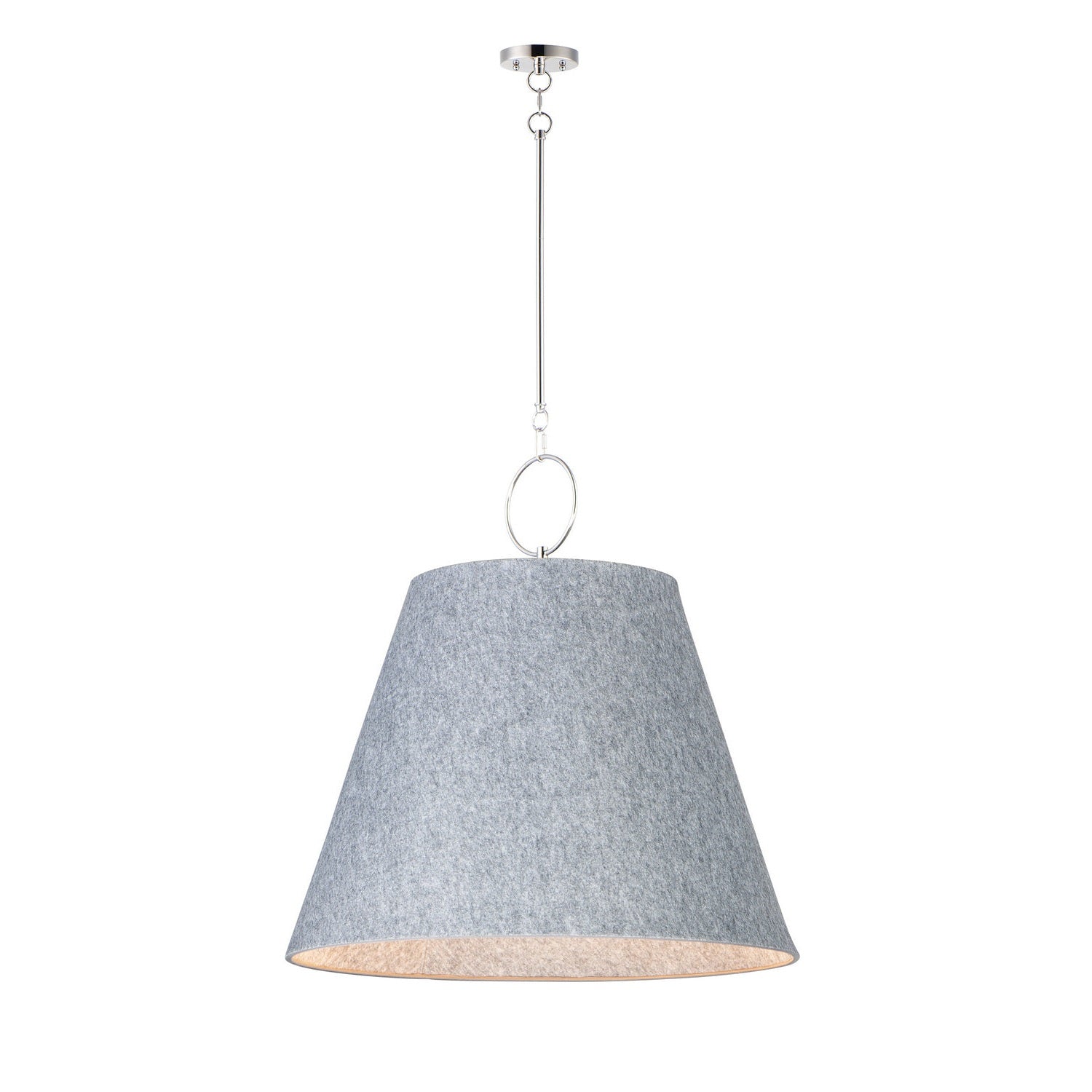 Maxim - 14438GYSN - One Light Pendant - Acoustic - Satin Nickel