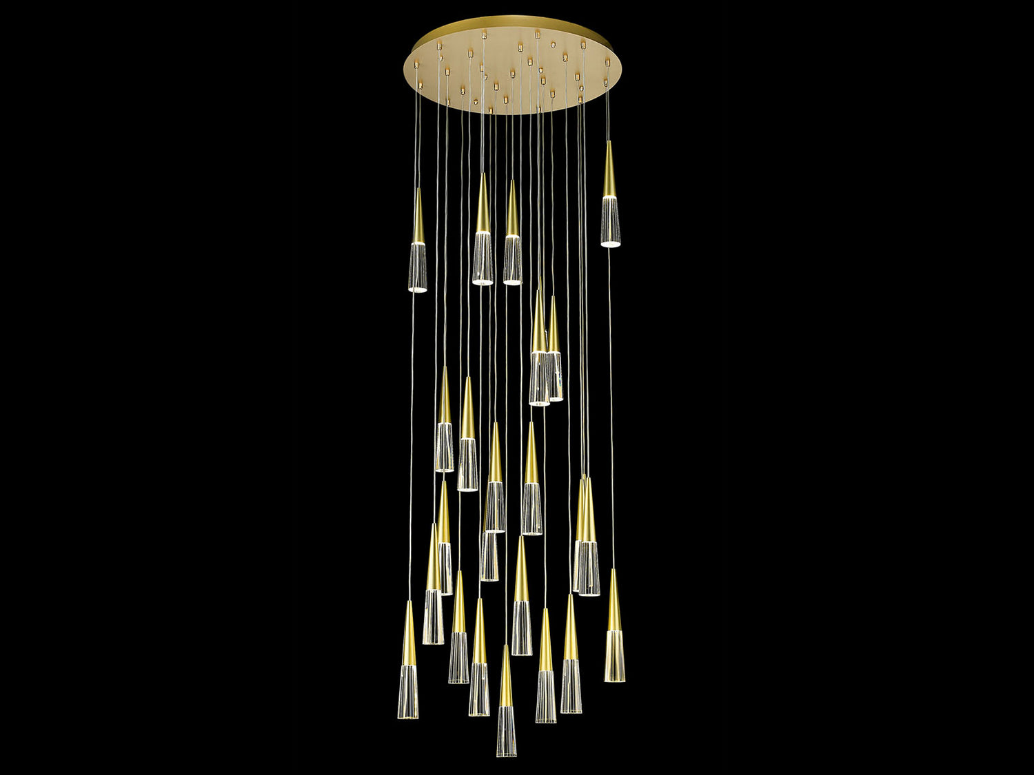 Avenue Lighting - HF7725-BB - LED Pendant - Encino - Brushed Brass