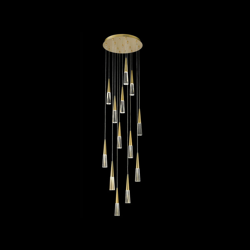 Avenue Lighting - HF7713-BB - LED Pendant - Encino - Brushed Brass
