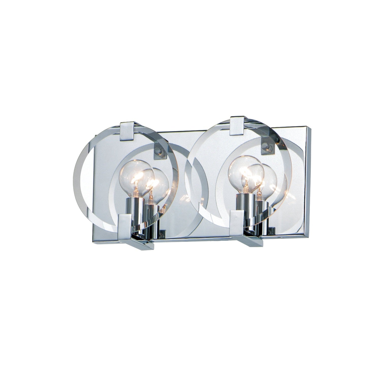 Maxim - 21292CLPC - Two Light Wall Sconce - Looking Glass - Polished Chrome