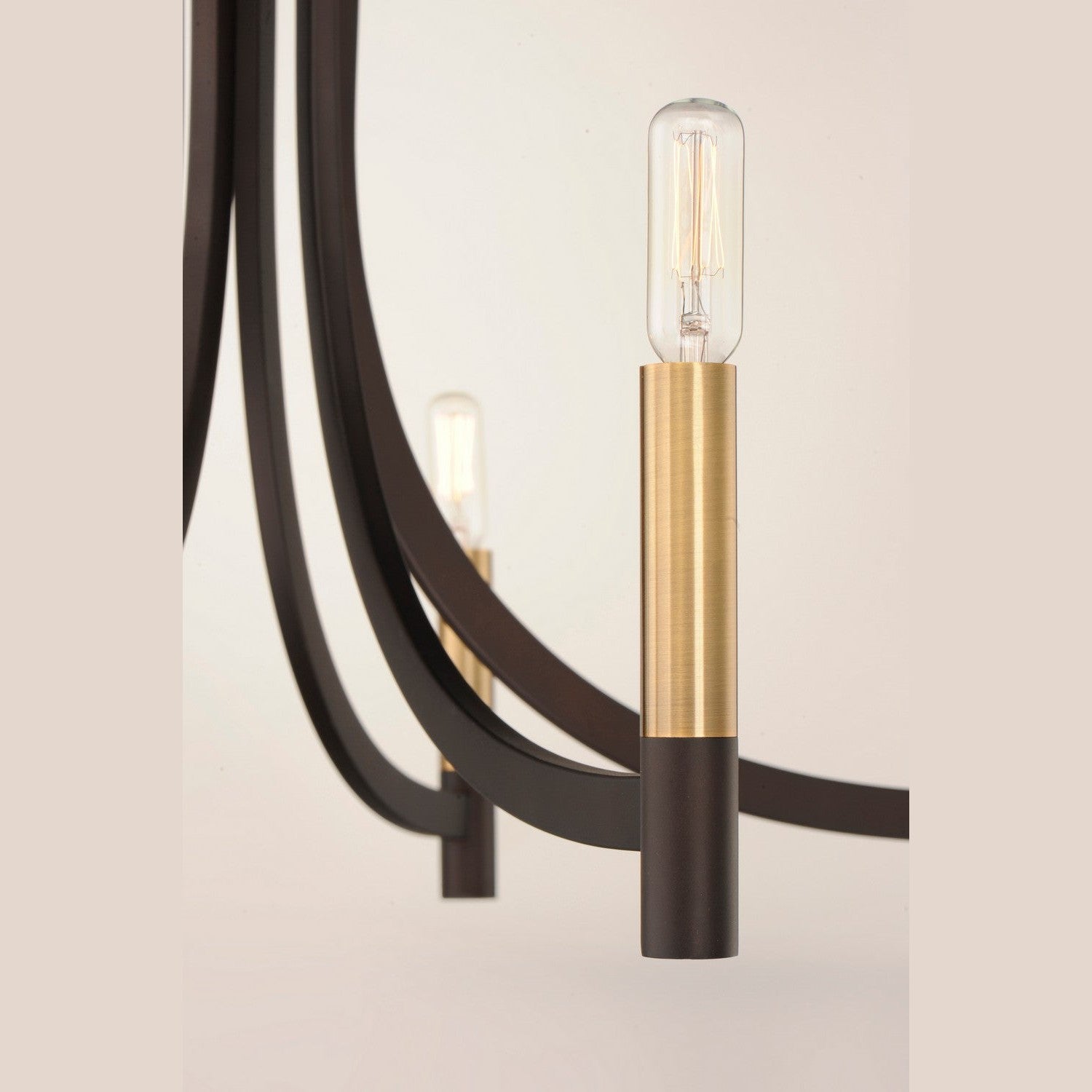 Maxim - 21526BZAB - Six Light Chandelier - Lyndon - Bronze / Antique Brass