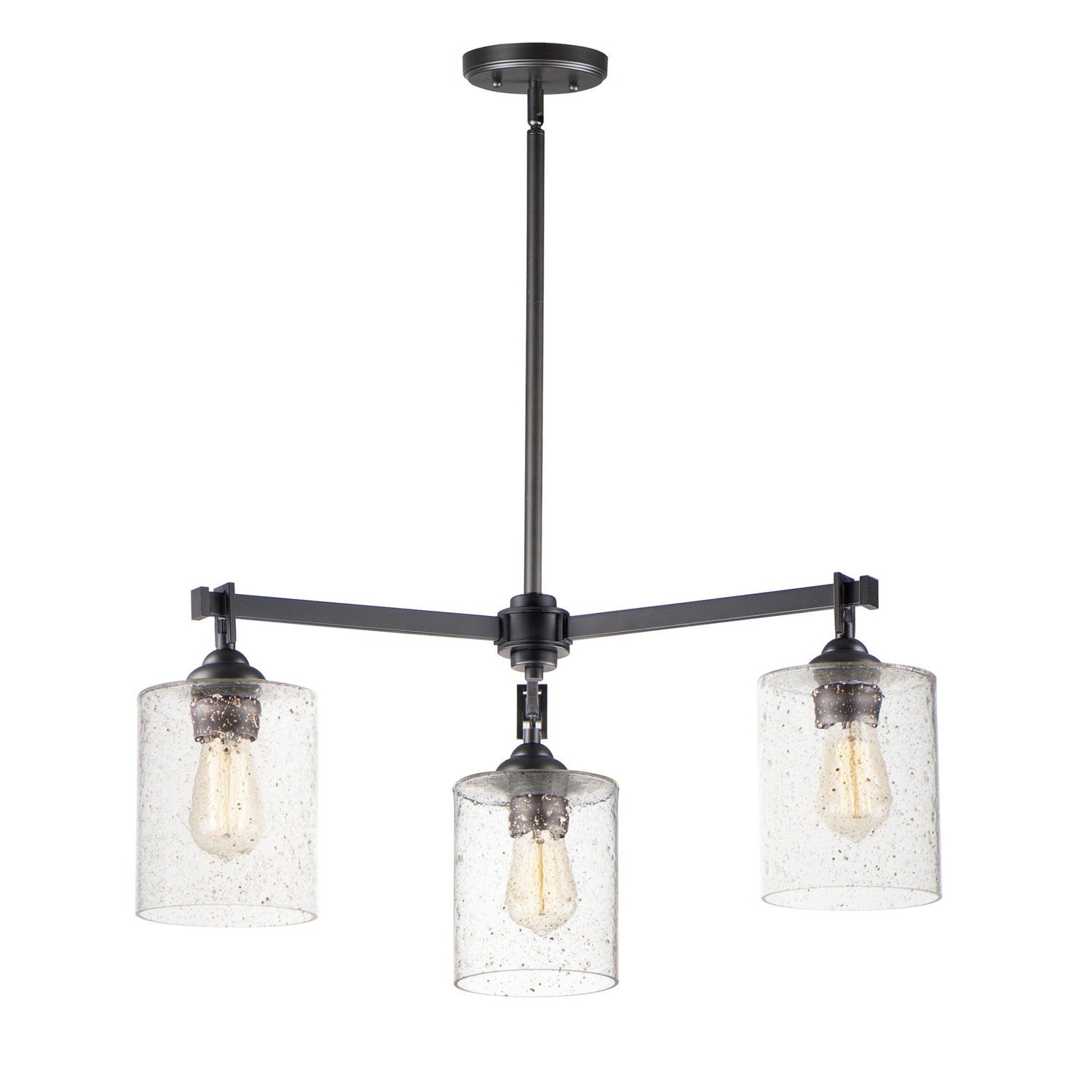Maxim - 25273SSBZ - Three Light Chandelier - Stonehenge - Bronze