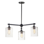 Maxim - 25273SSBZ - Three Light Chandelier - Stonehenge - Bronze