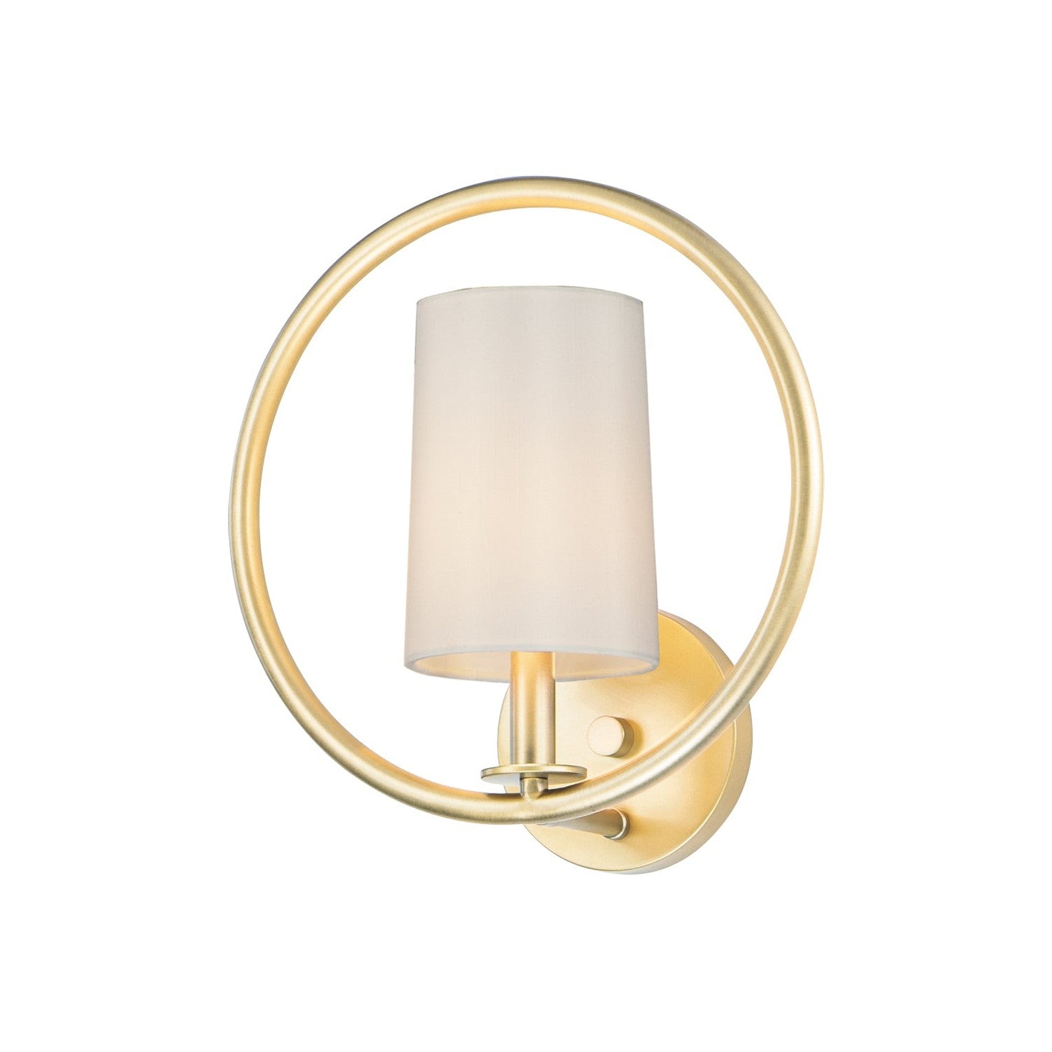 Maxim - 25291OFNAB - One Light Semi-Flush Mount - Meridian - Natural Aged Brass