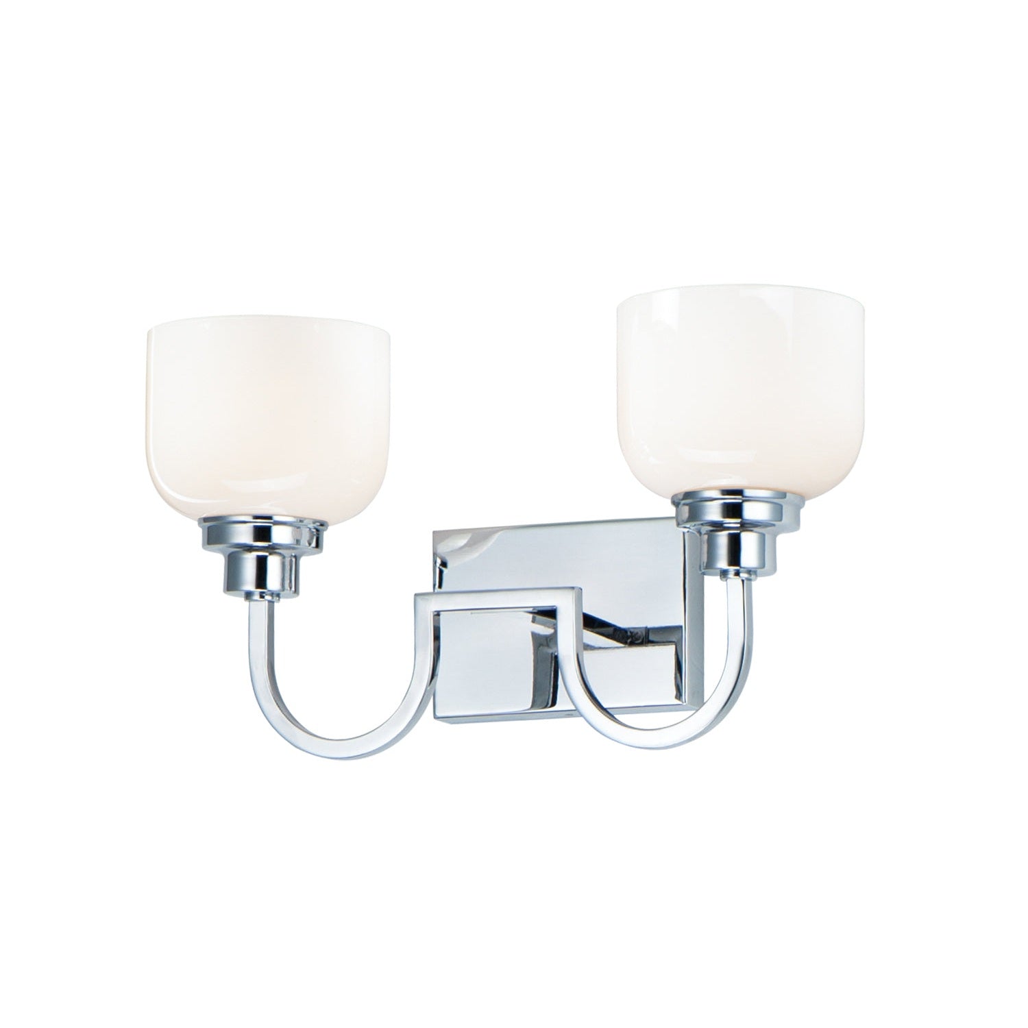 Maxim - 26062WTPC - Two Light Bath Vanity - Swale - Polished Chrome