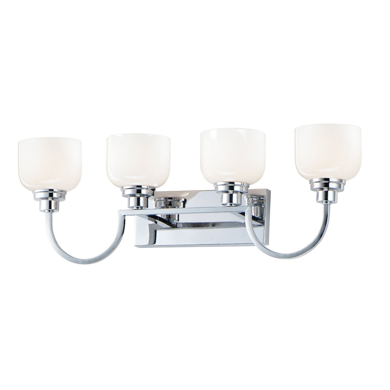 Maxim - 26064WTPC - Four Light Bath Vanity - Swale - Polished Chrome