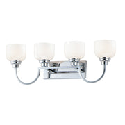 Maxim - 26064WTPC - Four Light Bath Vanity - Swale - Polished Chrome