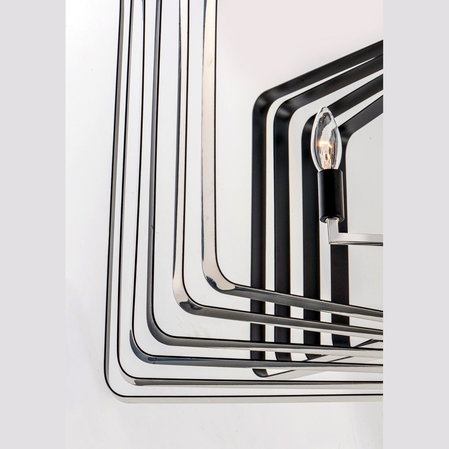 Maxim - 28677PNBK - Five Light Pendant - Radial - Polished Nickel / Black