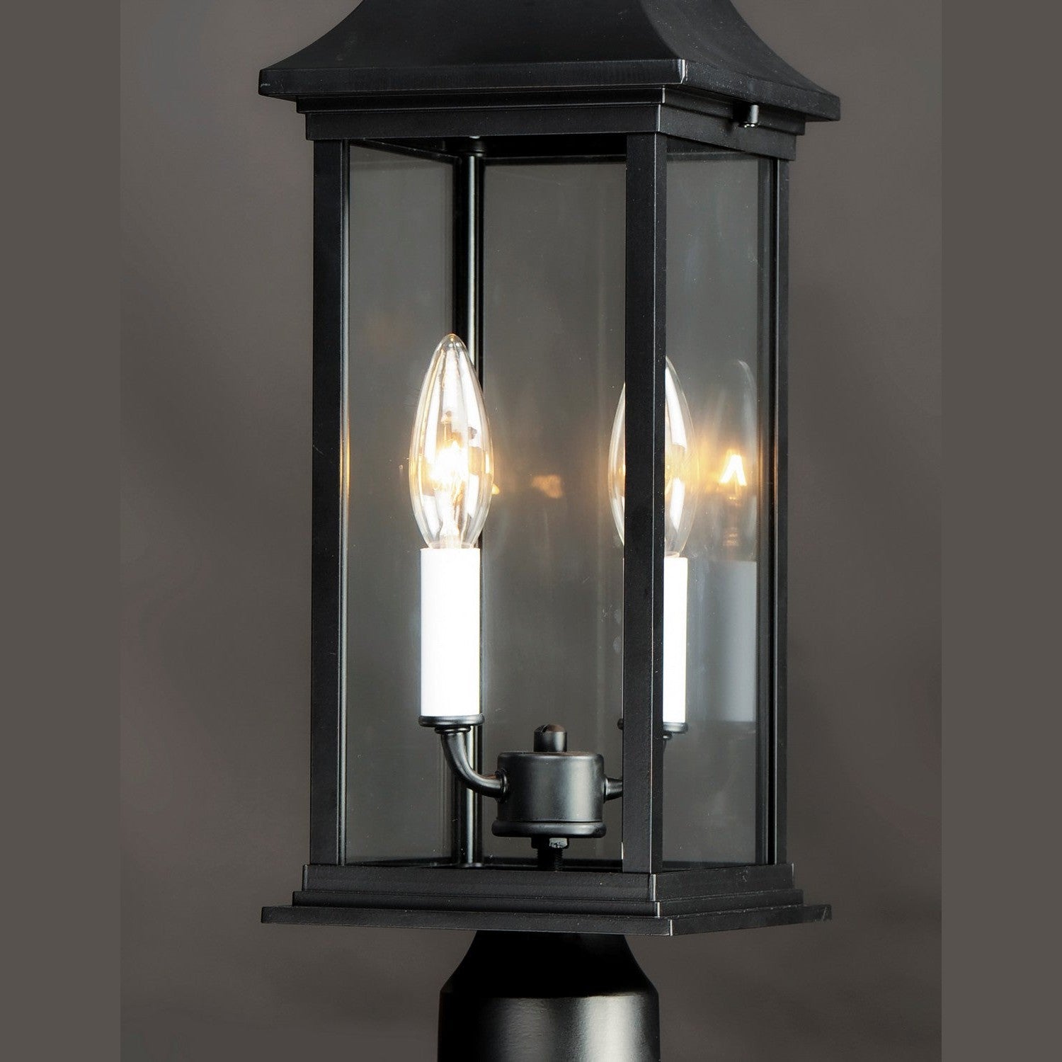Maxim - 30020CLBK - Two Light Outdoor Post Mount - Vicksburg - Black