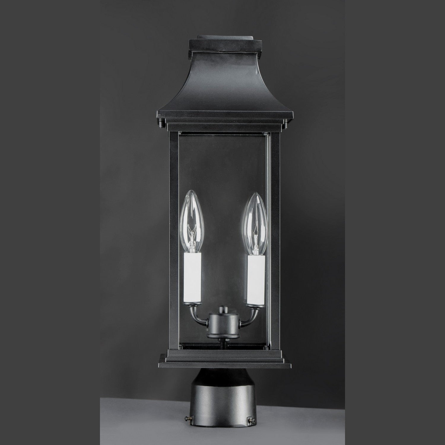 Maxim - 30020CLBK - Two Light Outdoor Post Mount - Vicksburg - Black