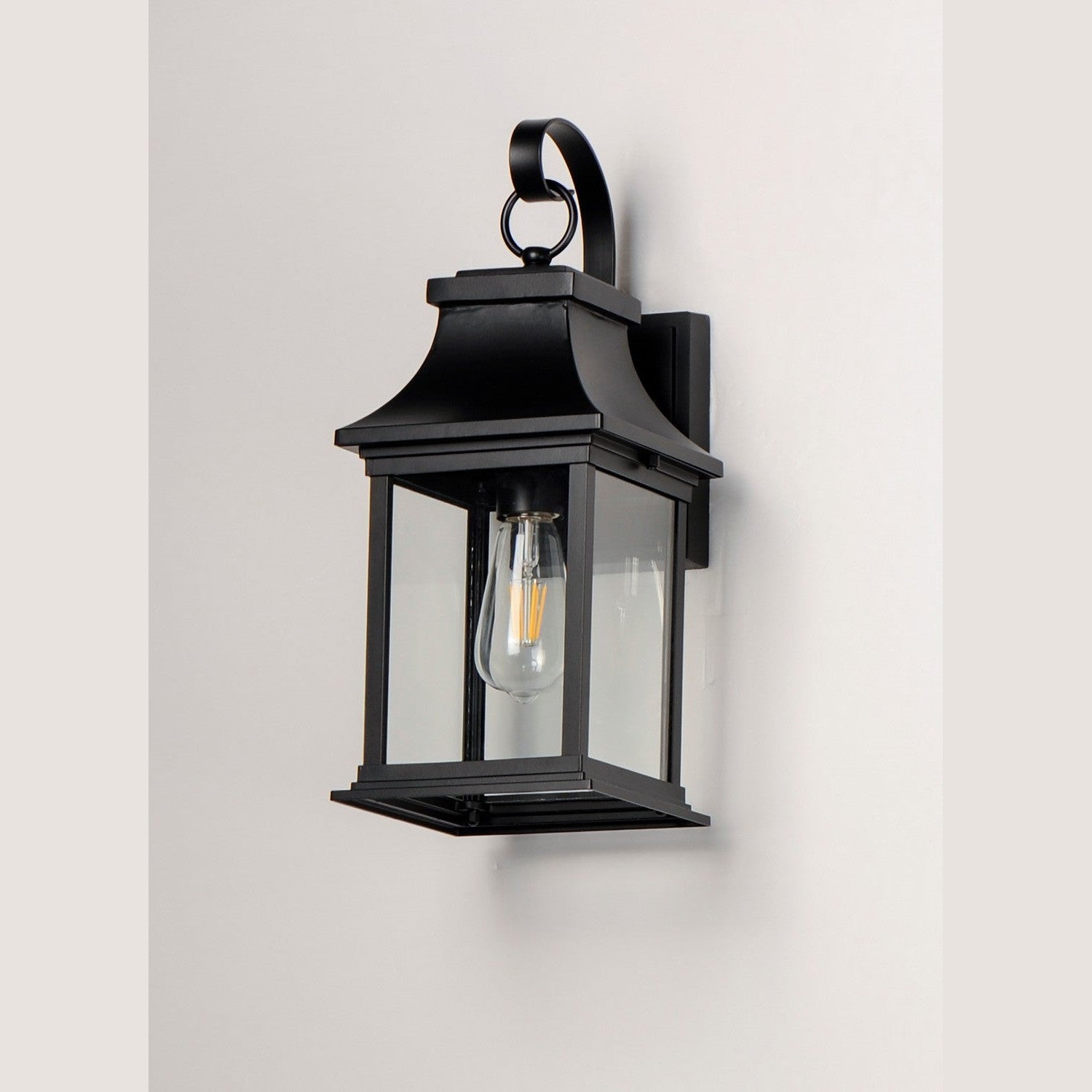 Maxim - 30022CLBK - One Light Outdoor Wall Lantern - Vicksburg - Black