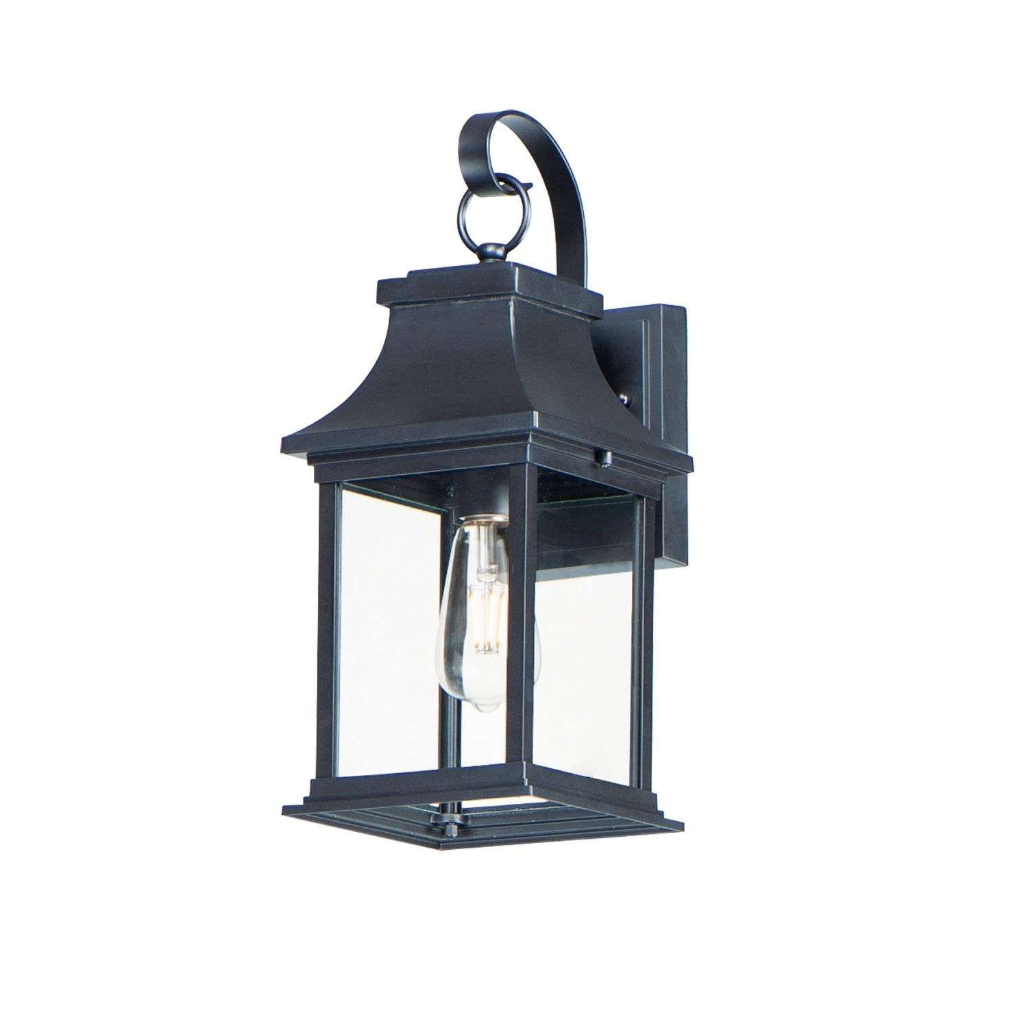 Maxim - 30022CLBK - One Light Outdoor Wall Lantern - Vicksburg - Black