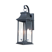 Maxim - 30023CLBK - Two Light Outdoor Wall Lantern - Vicksburg - Black