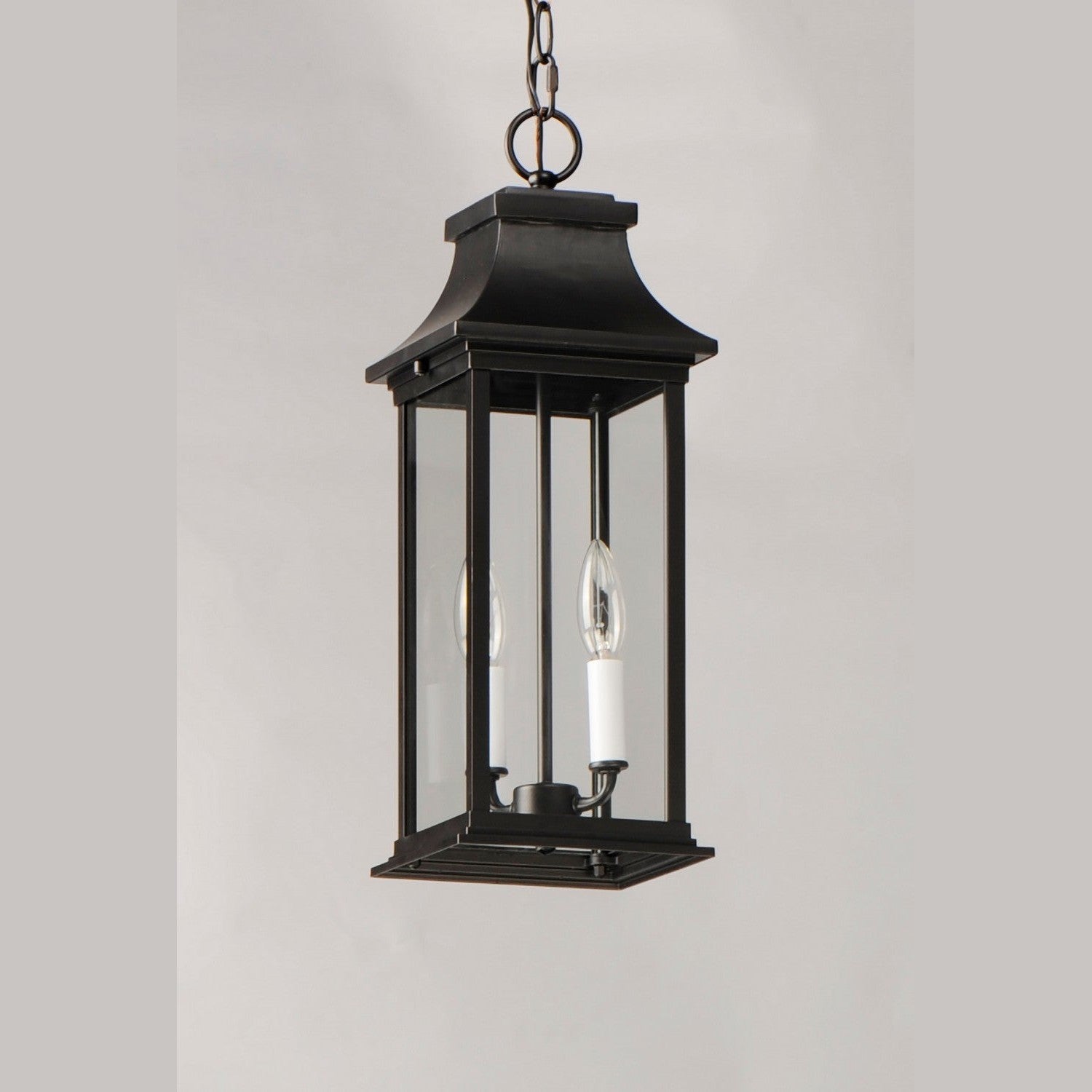 Maxim - 30029CLBK - Two Light Outdoor Hanging Lantern - Vicksburg - Black