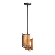 Maxim - 31219OIAB - Two Light Pendant - Caspian - Oil Rubbed Bronze / Antique Brass
