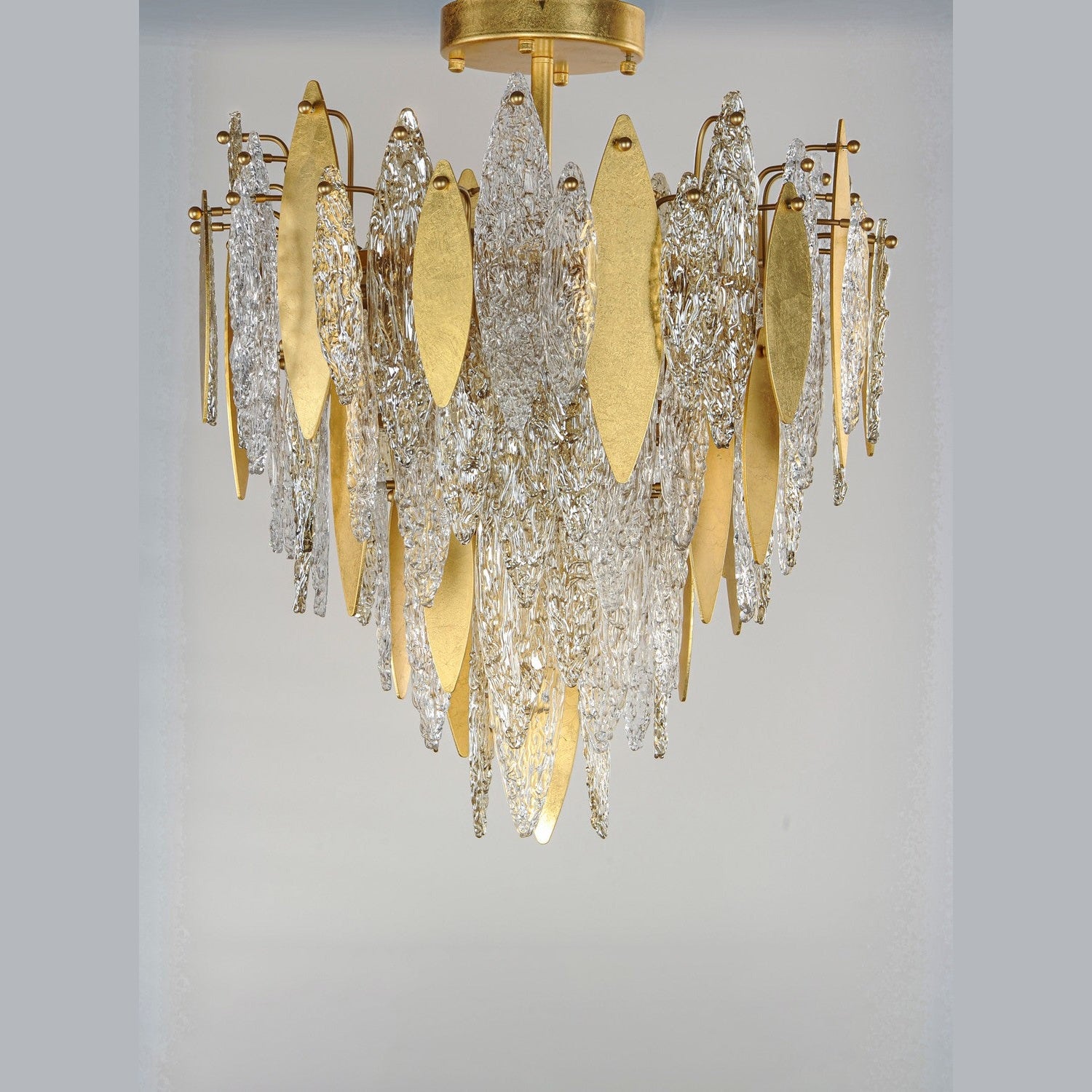 Maxim - 32320CLCMPGL - Ten Light Flush Mount - Majestic - Gold Leaf