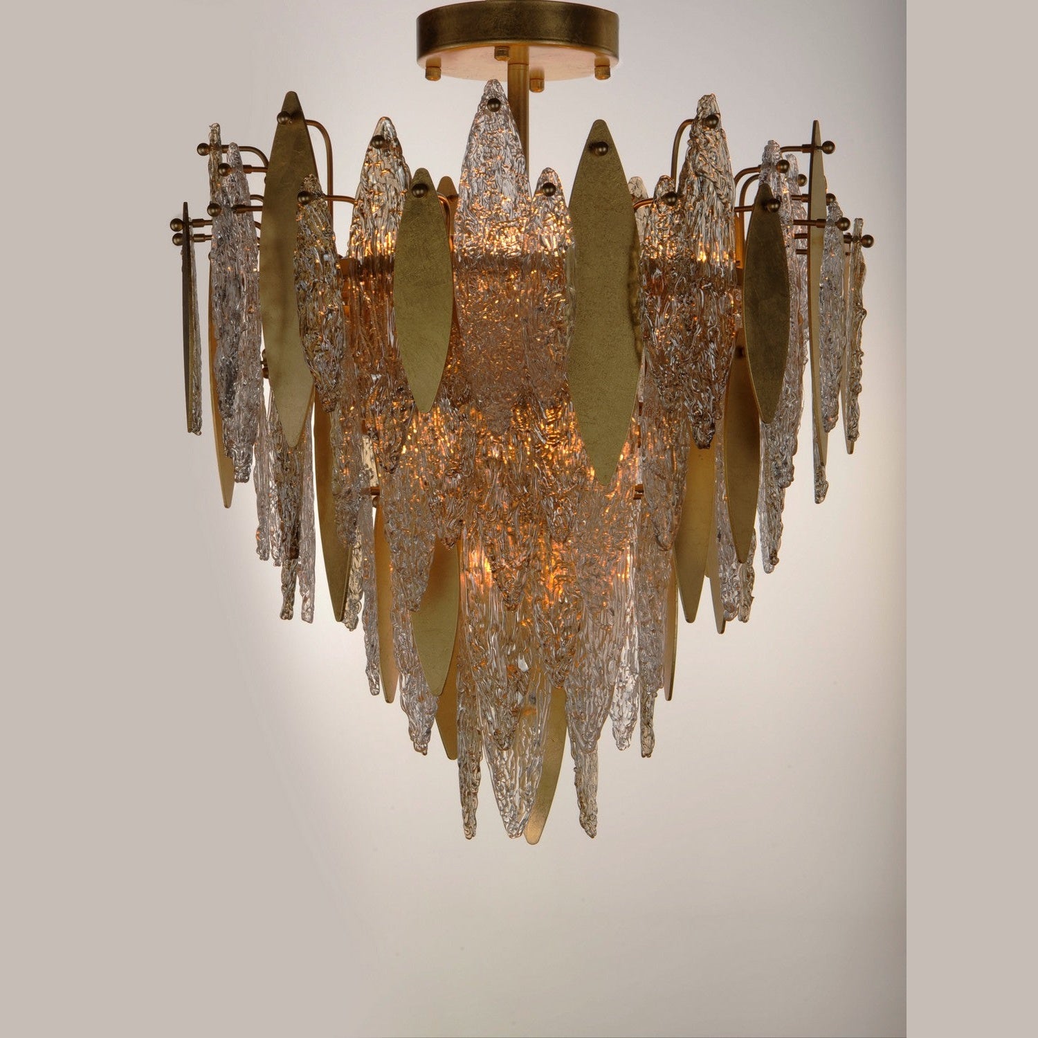 Maxim - 32320CLCMPGL - Ten Light Flush Mount - Majestic - Gold Leaf