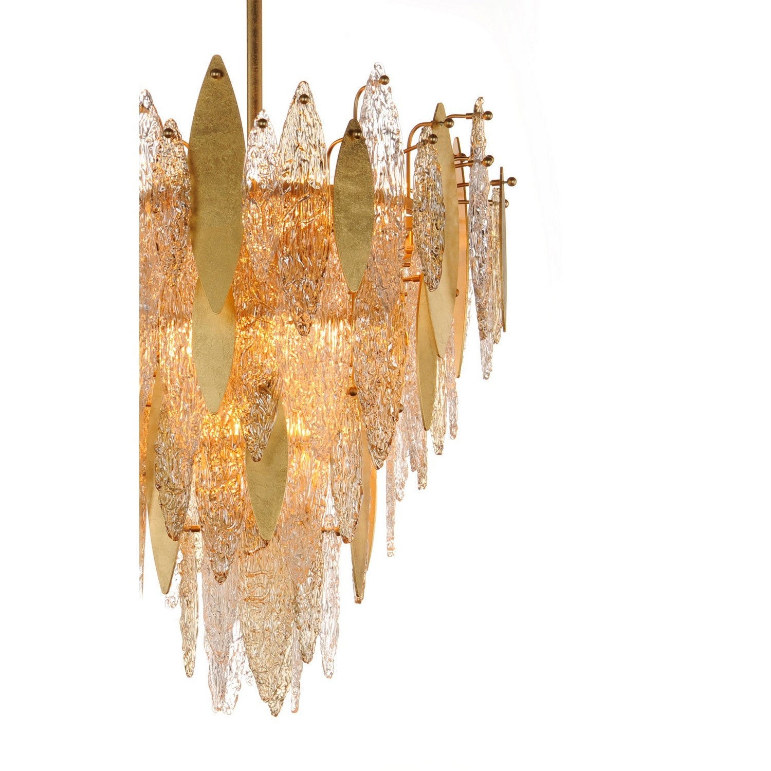 Maxim - 32325CLCMPGL - 12 Light Chandelier - Majestic - Gold Leaf
