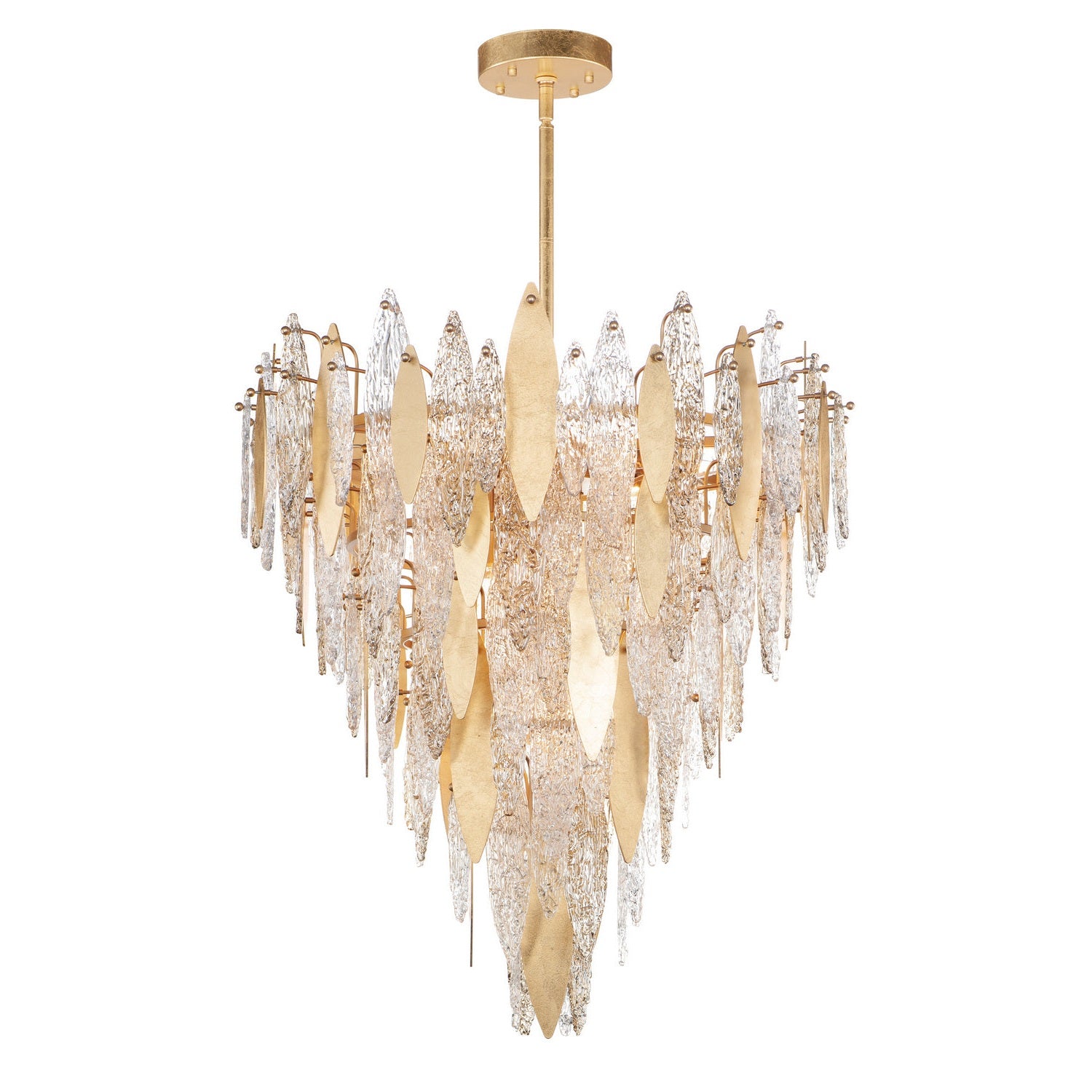 Maxim - 32328CLCMPGL - 21 Light Chandelier - Majestic - Gold Leaf