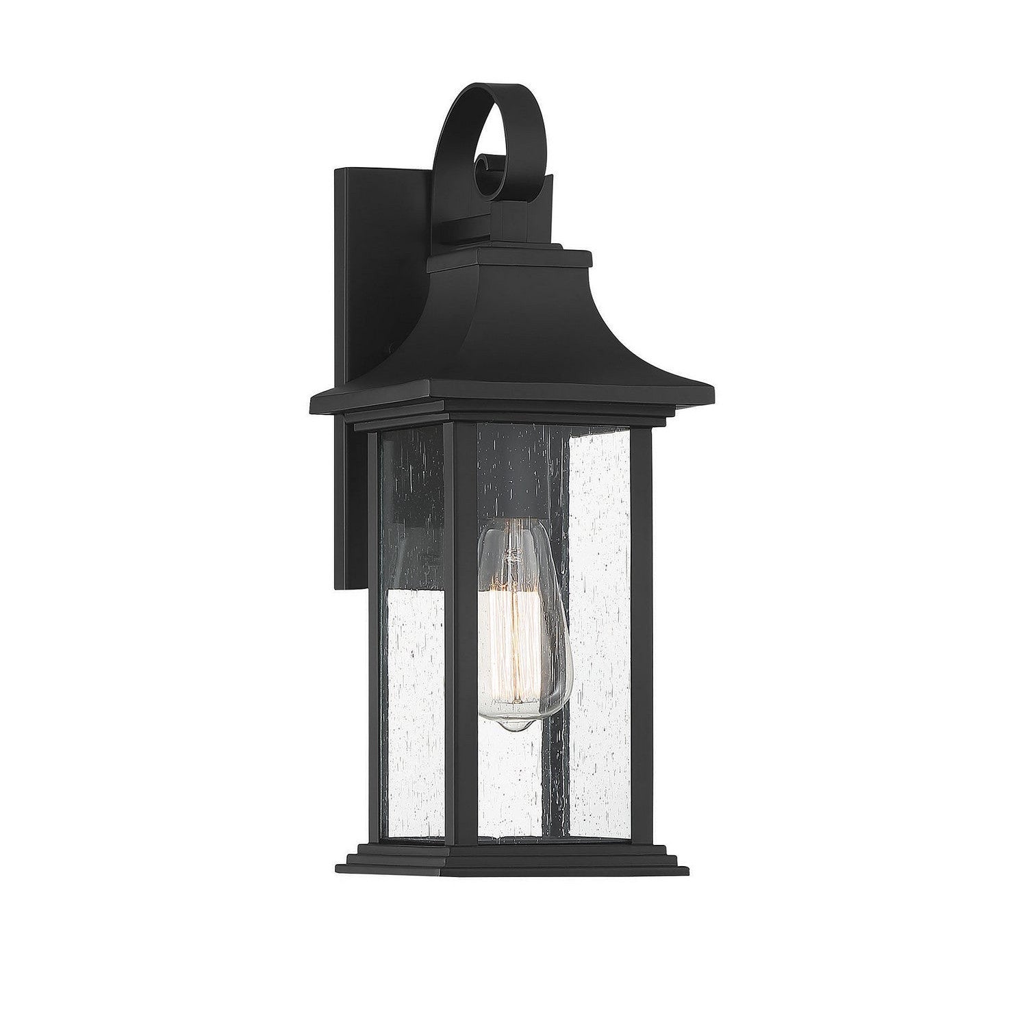 Savoy House - 5-450-BK - One Light Wall Sconce - Hancock - Matte Black