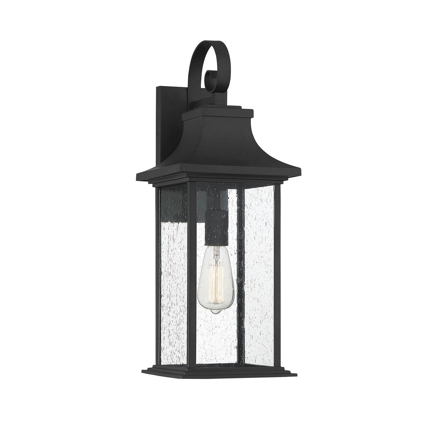 Savoy House - 5-451-BK - One Light Wall Sconce - Hancock - Matte Black