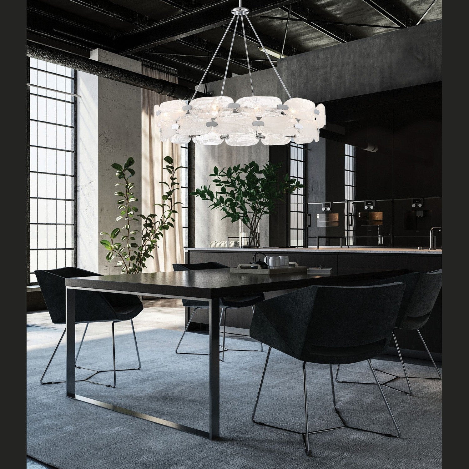 Savoy House - 7-2351-12-11 - 12 Light Pendant - Vasare - Chrome