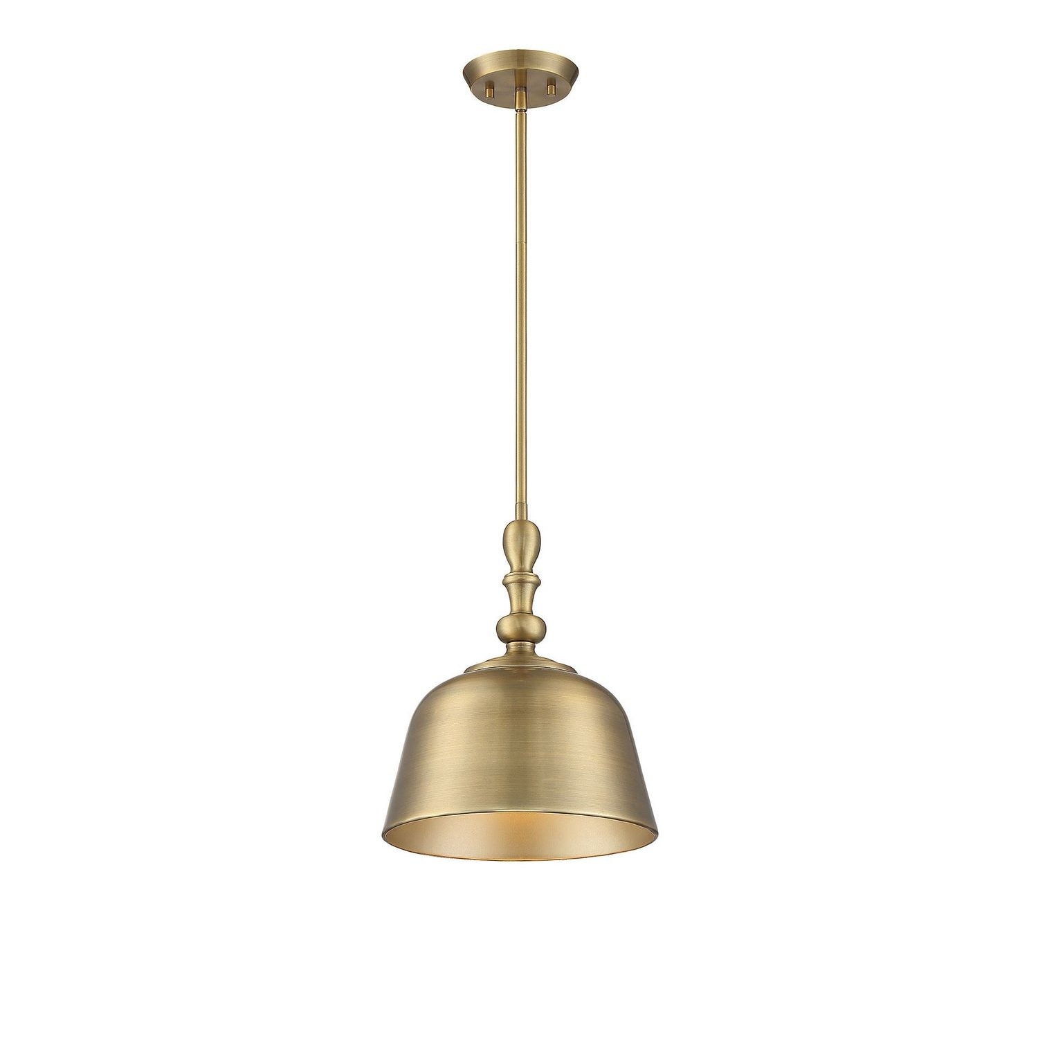 Savoy House - 7-3751-1-322 - One Light Pendant - Berg - Warm Brass