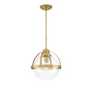 Savoy House - 7-7201-1-322 - One Light Pendant - Pendleton - Warm Brass