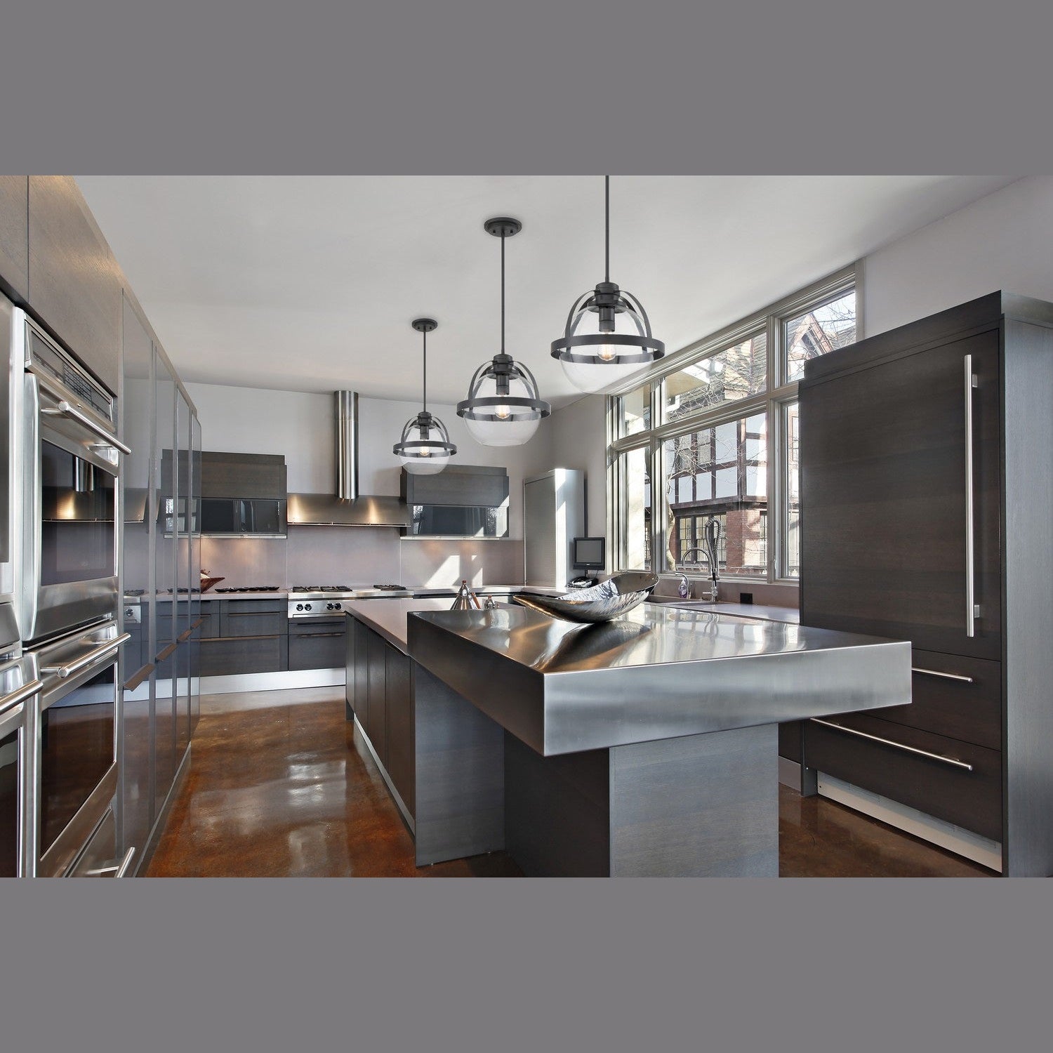 Savoy House - 7-7201-1-89 - One Light Pendant - Pendleton - Matte Black