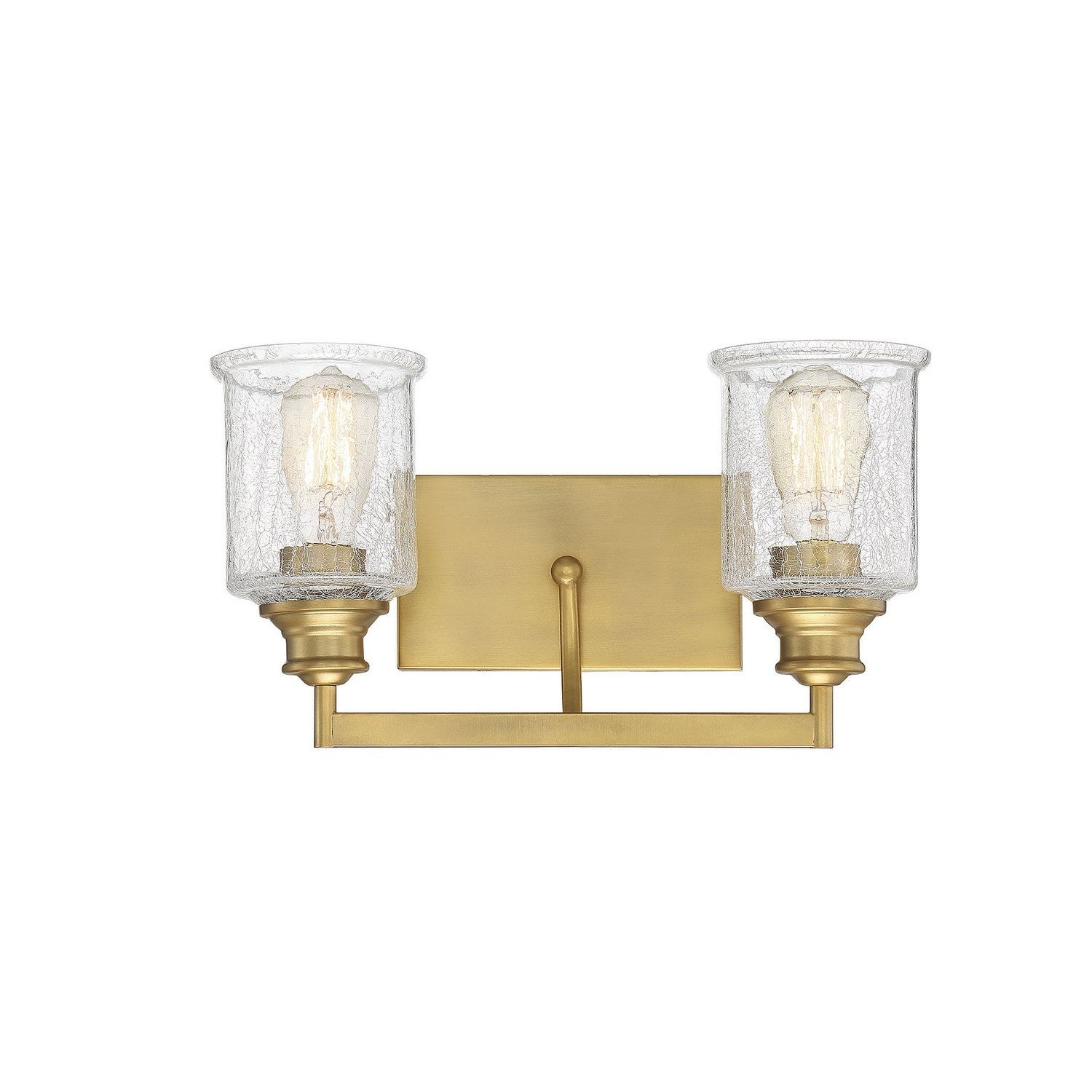 Savoy House - 8-1972-2-322 - Two Light Bath Bar - Hampton - Warm Brass