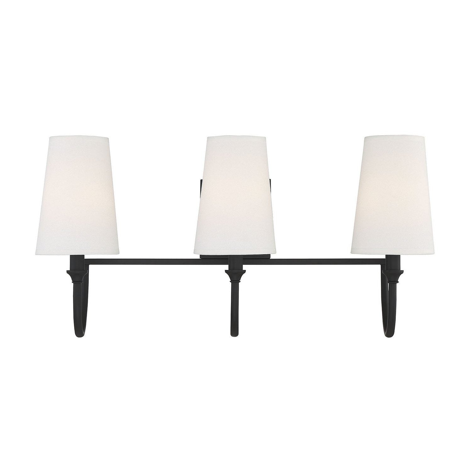 Savoy House - 8-2542-3-89 - Three Light Bath Bar - Cameron - Matte Black